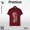 Mens Premium Typog raphy Printed T-shart