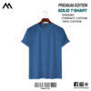 Mens Premium Solid T-Shirt – Petrol Blue